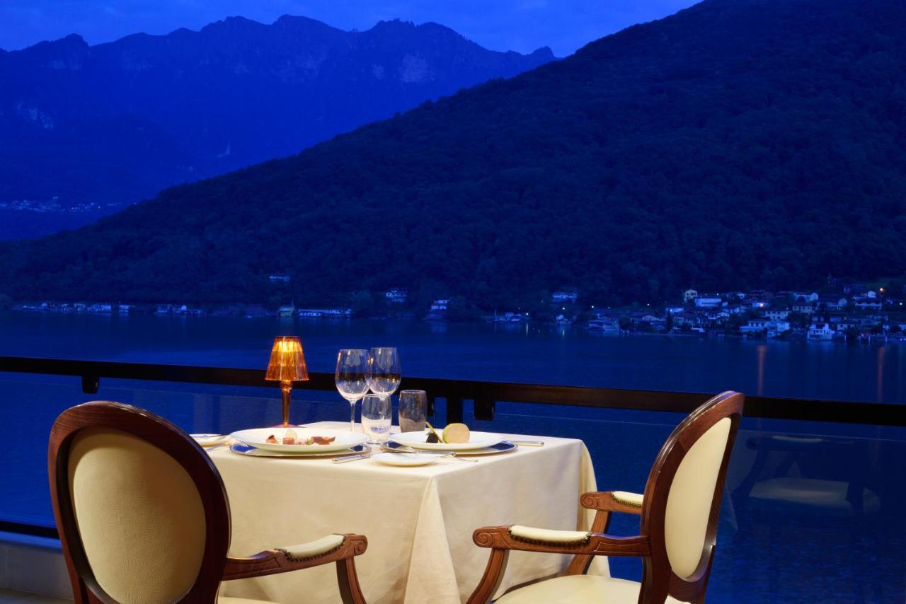 Swiss Diamond Hotel & Spa Morcote Esterno foto The restaurant