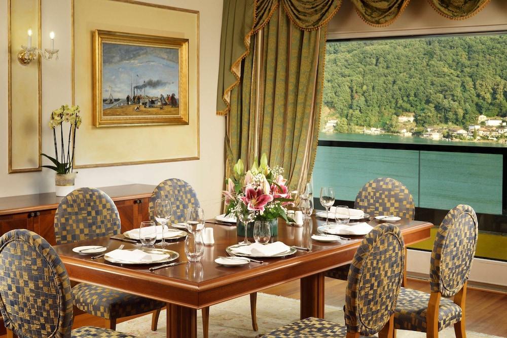 Swiss Diamond Hotel & Spa Morcote Esterno foto Dining room